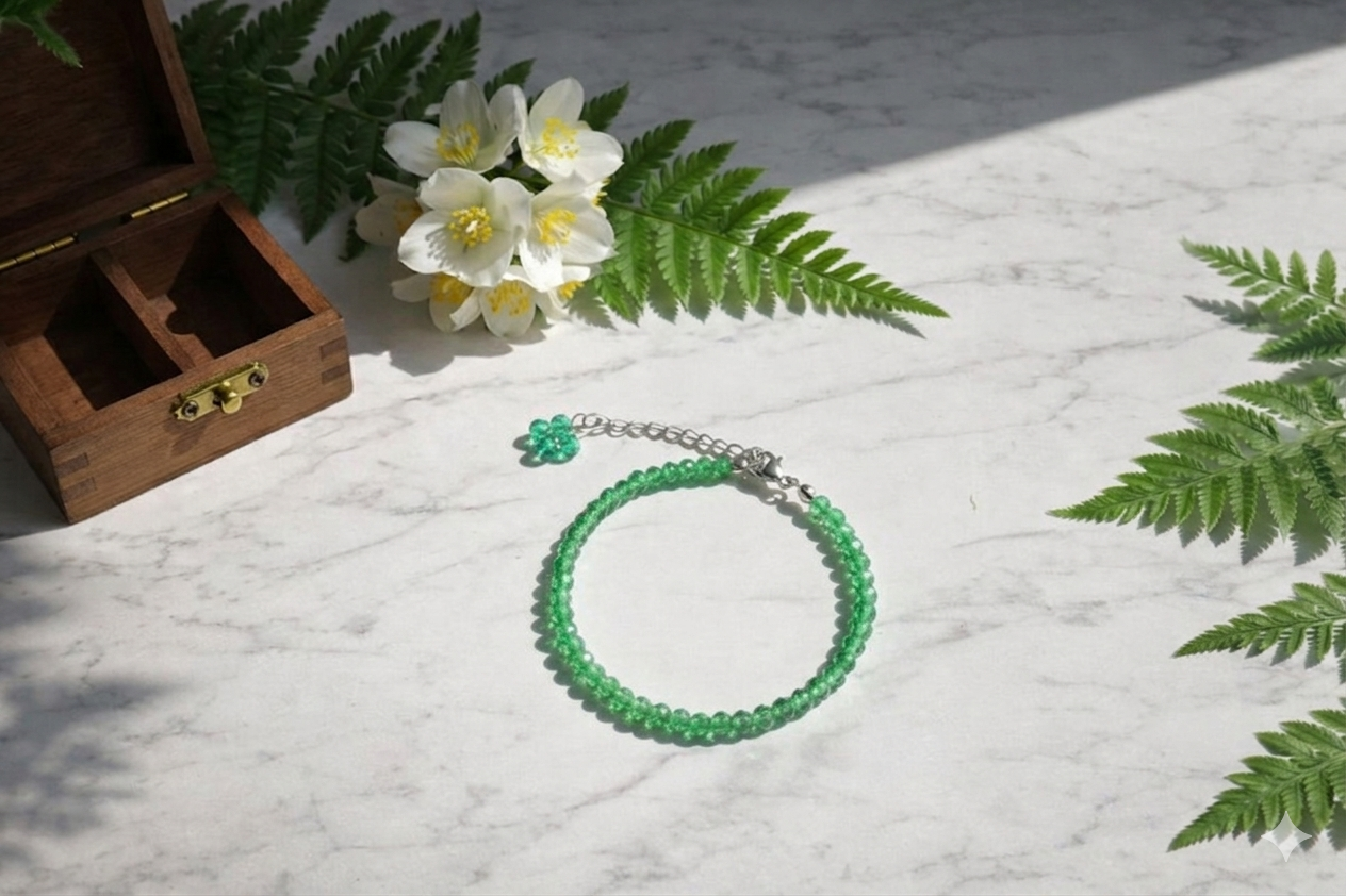 Cristal Verde Brilhante