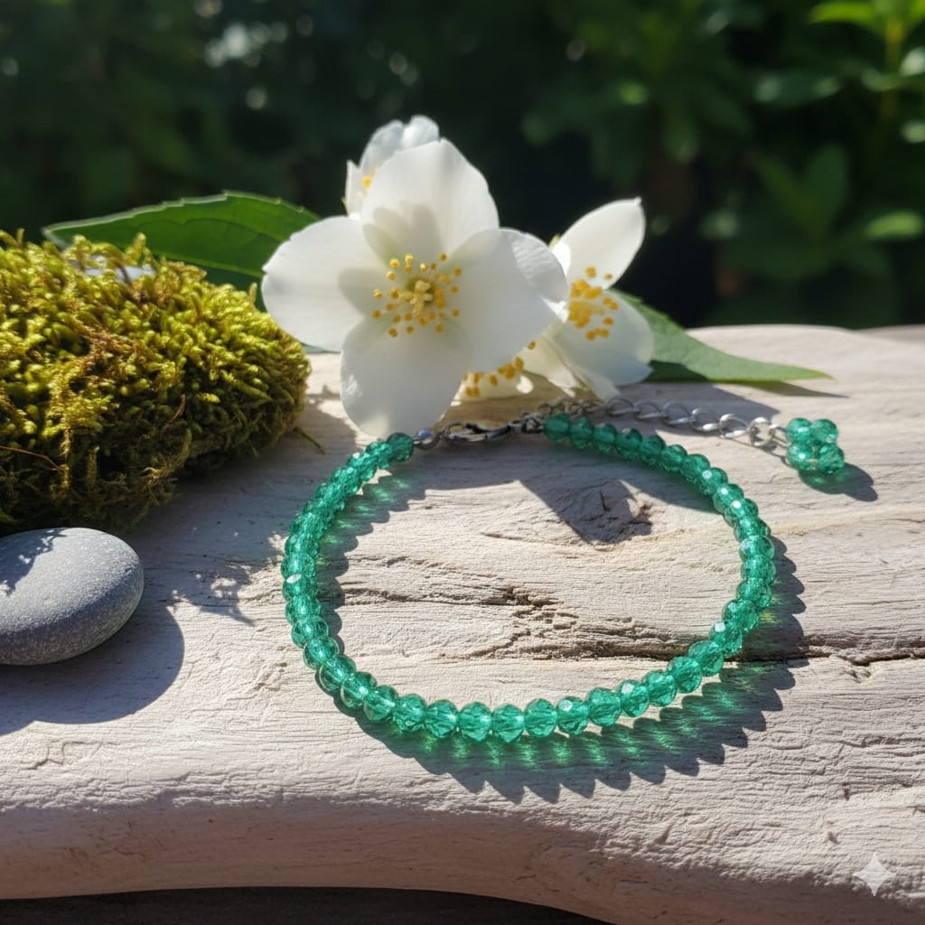 Cristal Verde Esmeralda